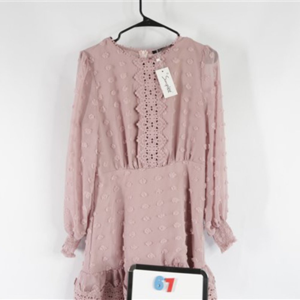 Simplee Pink Dress